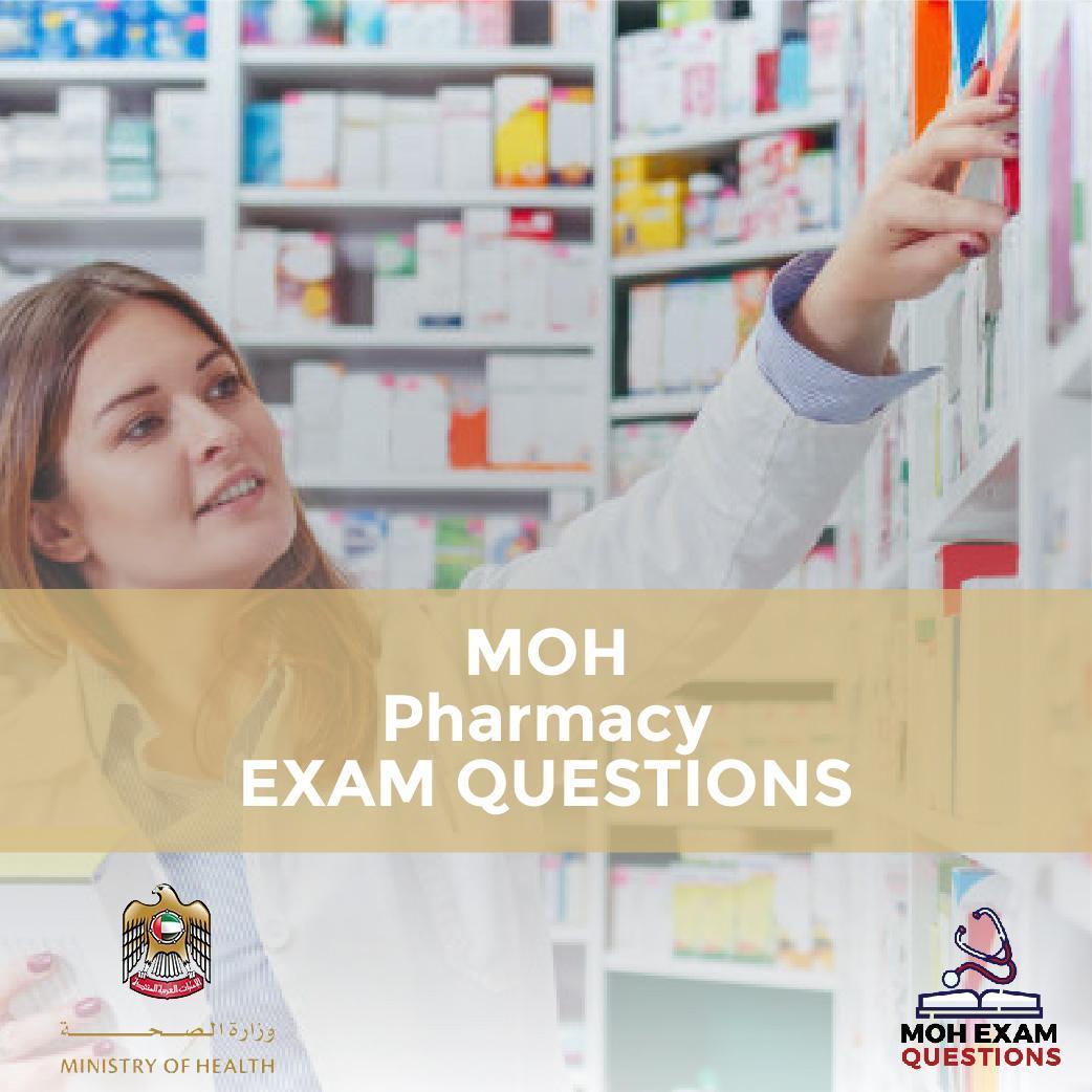 MOH Pharmacy Exam Questions