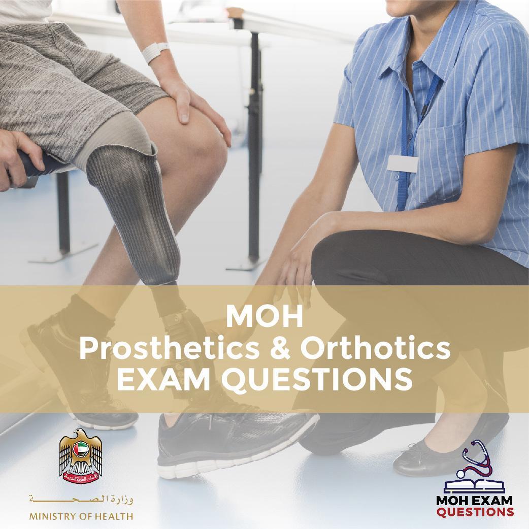 MOH Prosthetics & Orthotics Exam Questions