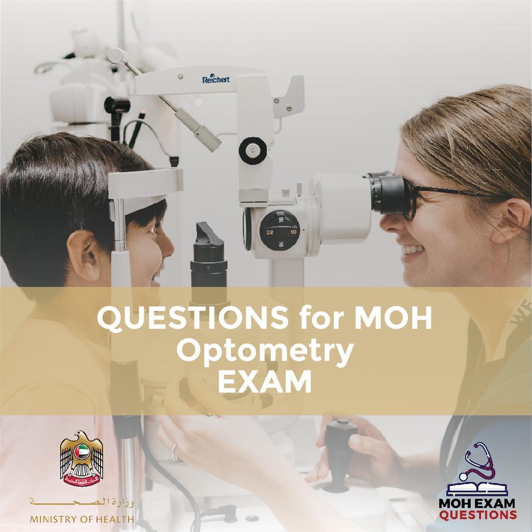 Questions For MOH Optometry Exam